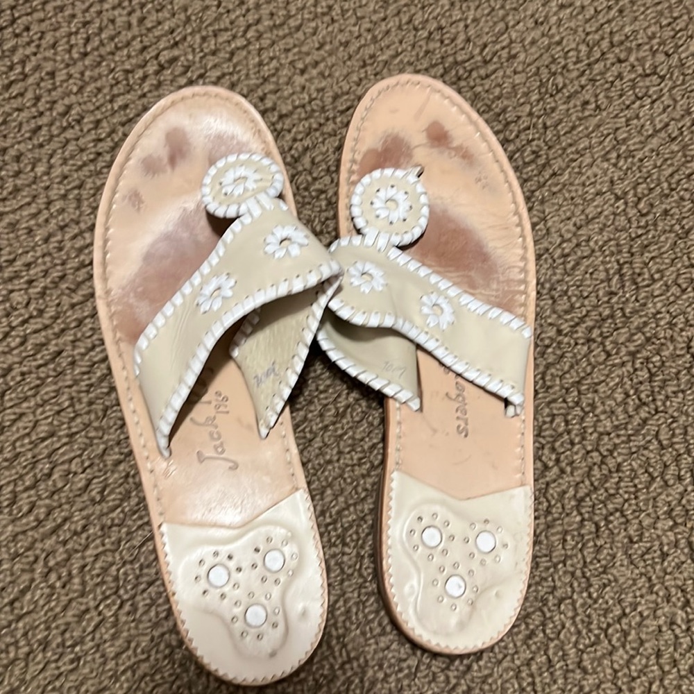 Jack Roger’s white sandals